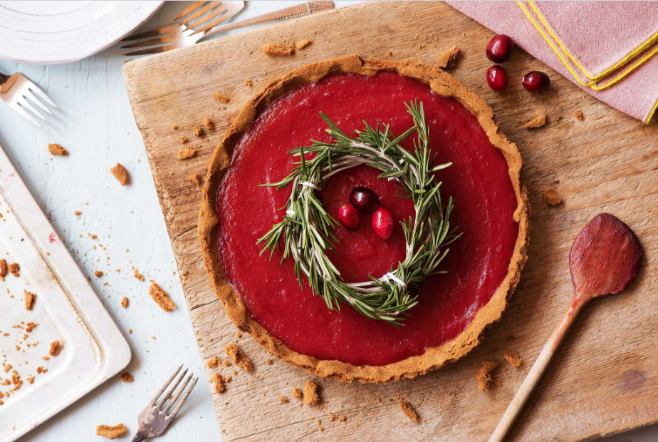 cranberry recipes-curd-tart-HelloFresh