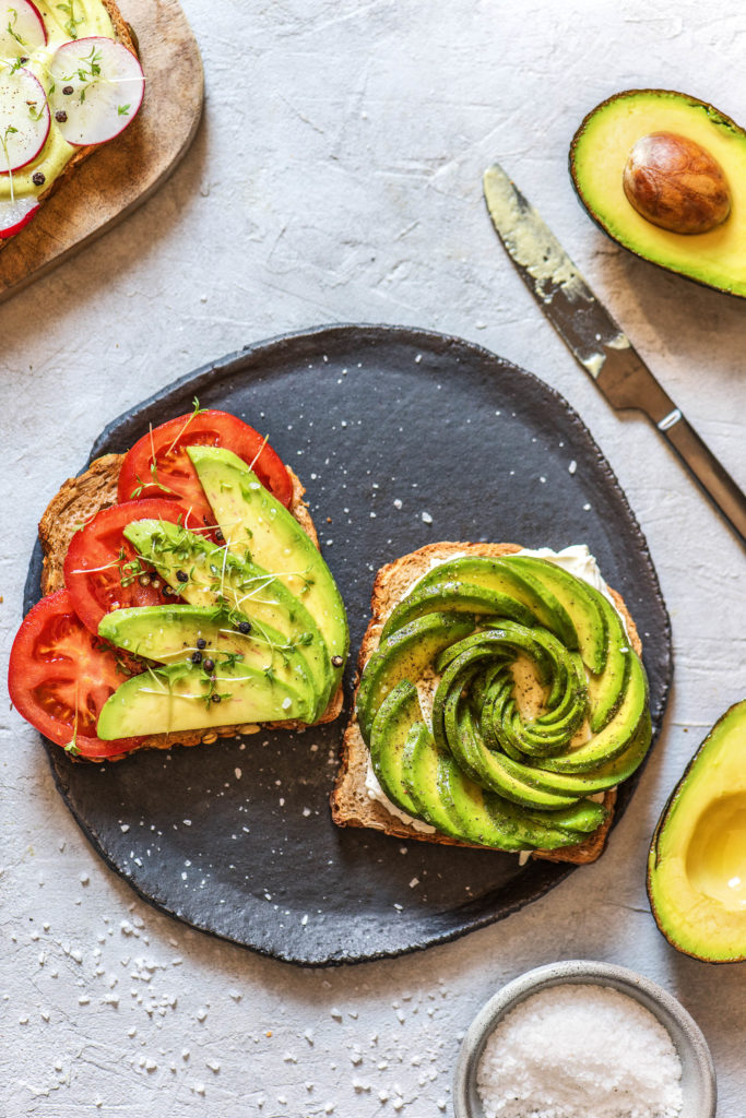 green foods-avocado-rose-toast-HelloFresh