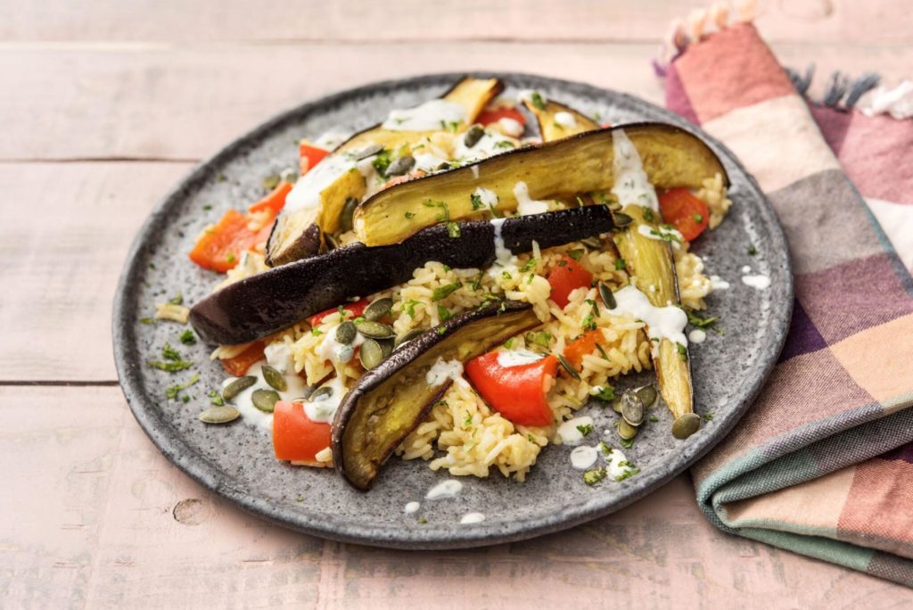 cilantro recipes-reservation-in-HelloFresh-Indian-eggplant-tandoori