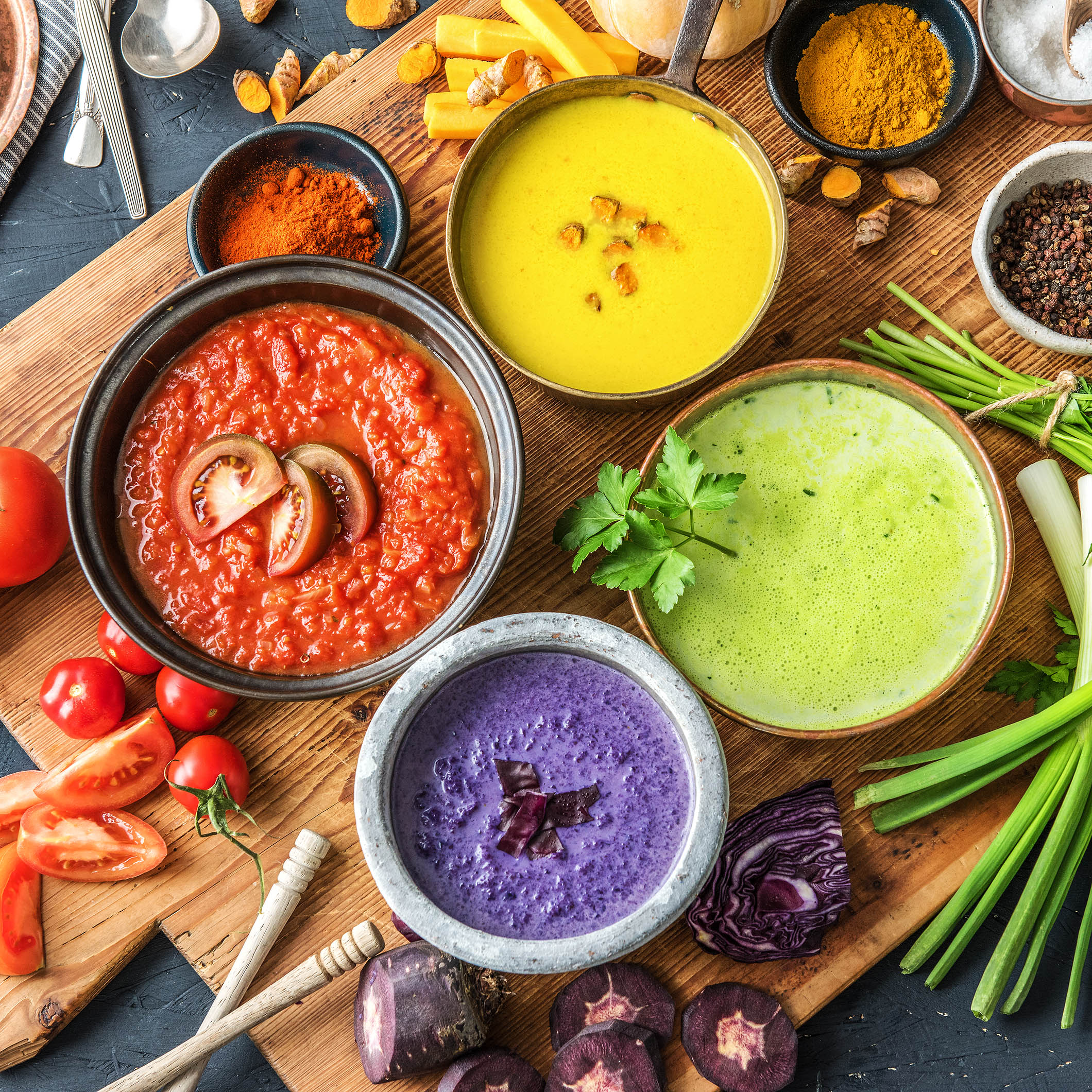 vegetarian soup recipes-colorful-HelloFresh