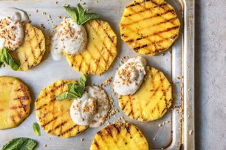 How to Grill Pineapple  (+some addictive toppings)