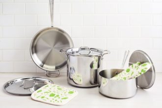 nonstick-stainless steel pots and pans-HelloFresh-Kitchenware