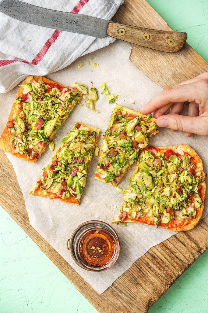 brussels sprouts pizza-HelloFresh