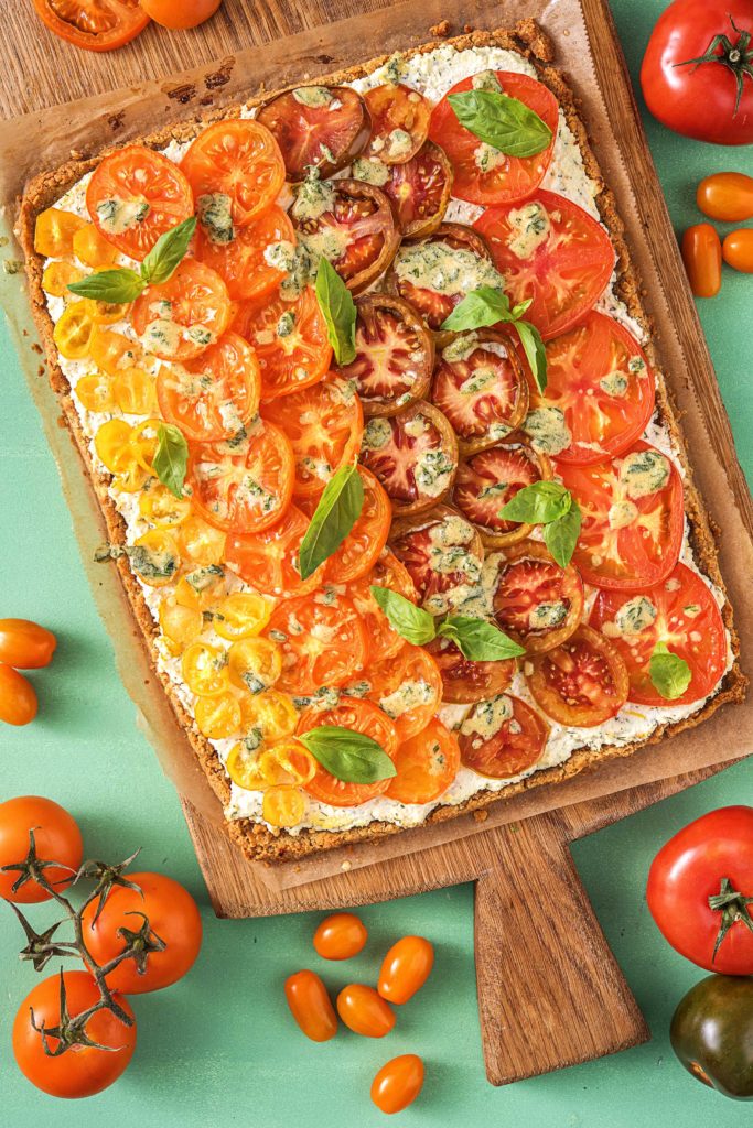 slab pie-tomato-ricotta-recipe-HelloFresh