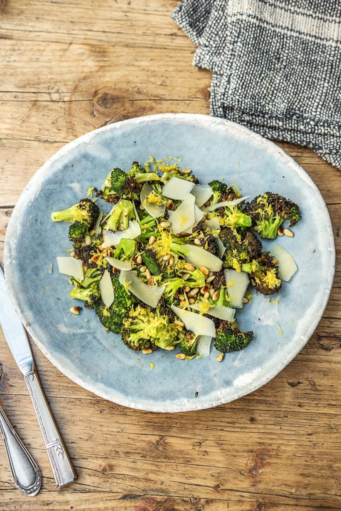 recipes with broccoli-roasted-garlic-lemon-pine-nuts-HelloFresh