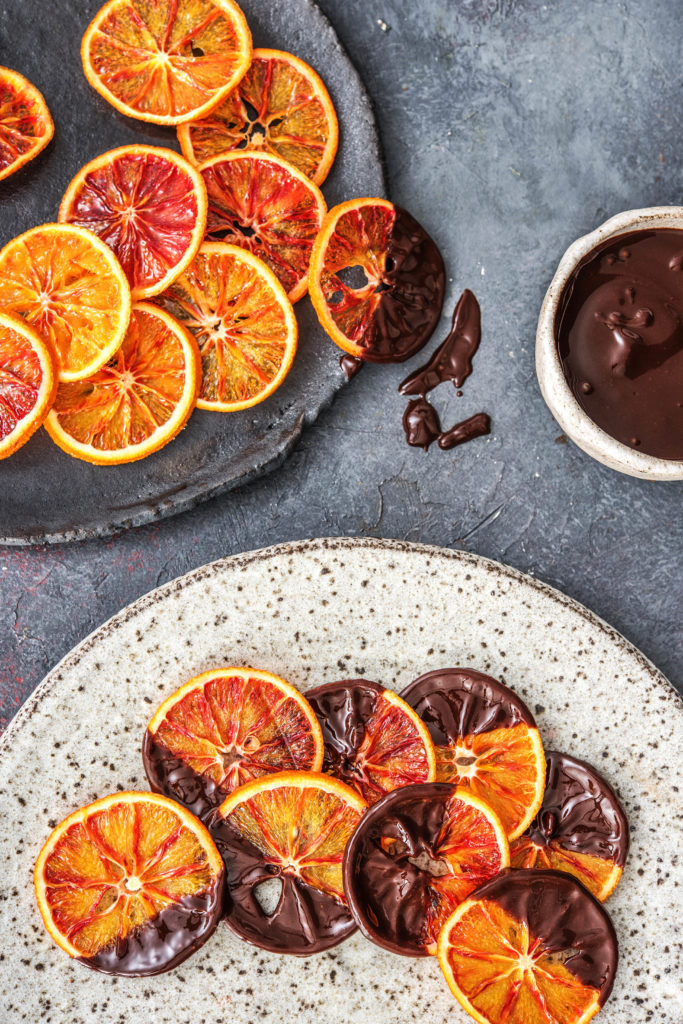 Orange Chocolate-HelloFresh-Dessert-Chocolate dipped-Candied Oranges