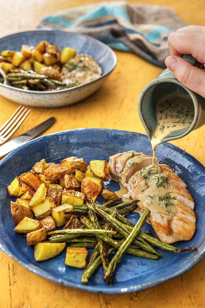 recipes with dill-HelloFresh-chicken-potatoes-green-beans