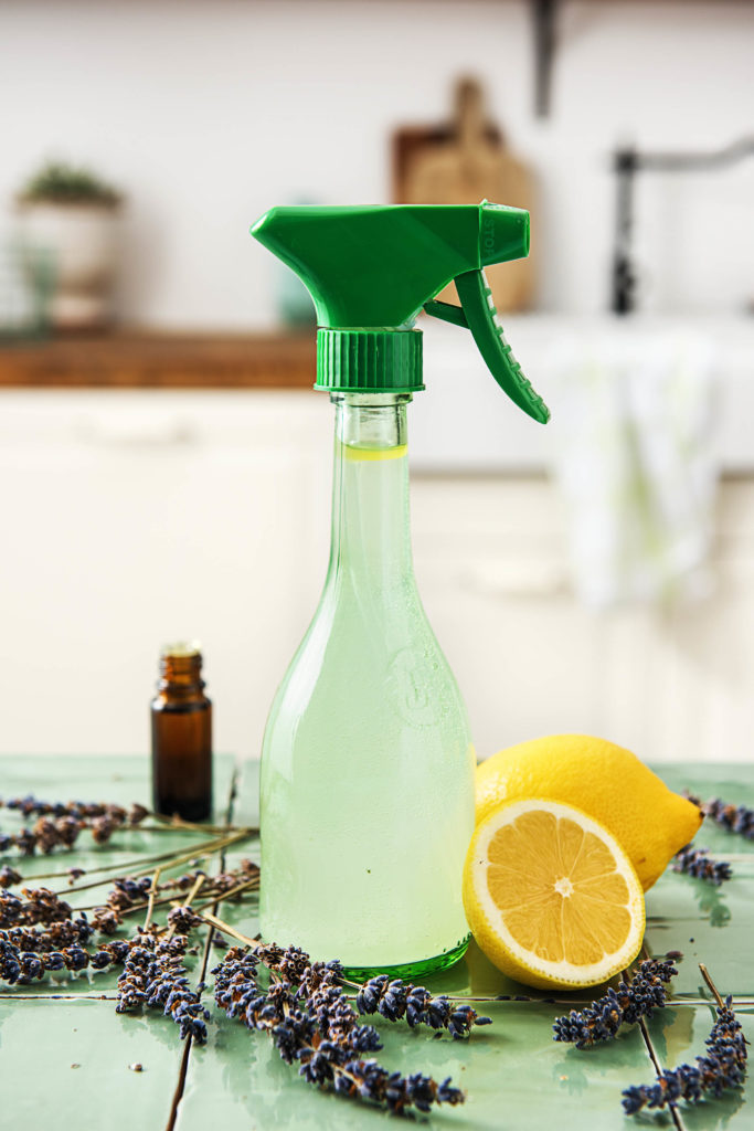 natural cleaning products-lavender-lemon-air-freshener-HelloFresh