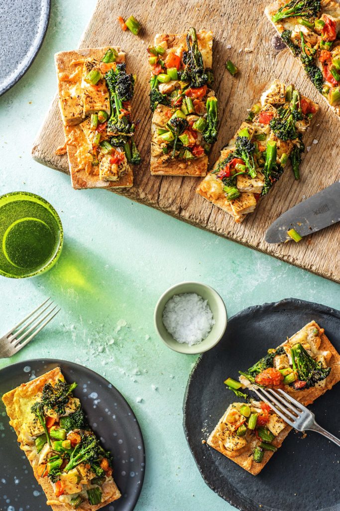 quick and easy recipes-20-minute-meals-HelloFresh-pronto-chicken-white-pizzas