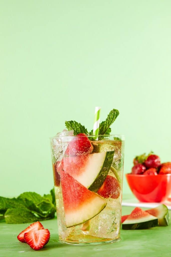 White Wine Spritzer-HelloFresh-Strawberry-Watermelon