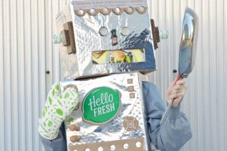 How To Recycle Your HelloFresh Box Into An Easy Halloween Costume