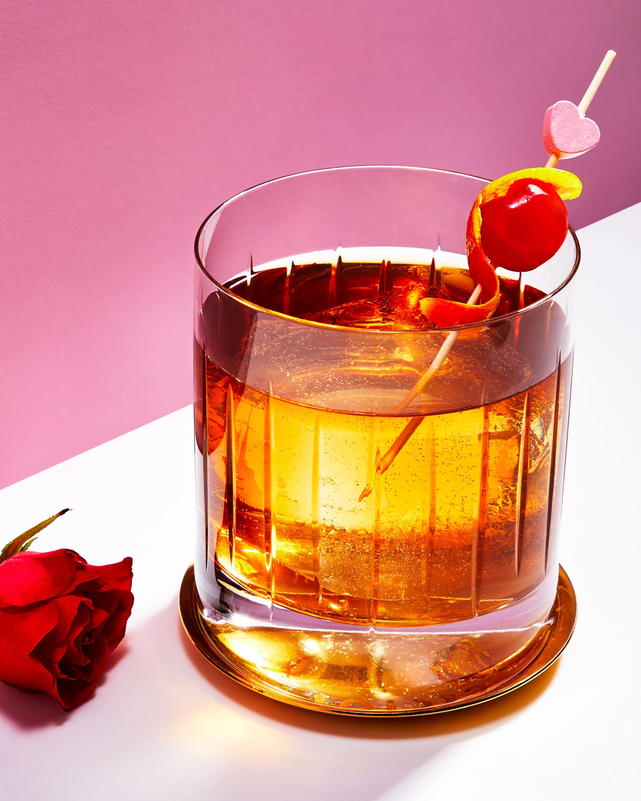 Old Fashioned Romantic Cocktail