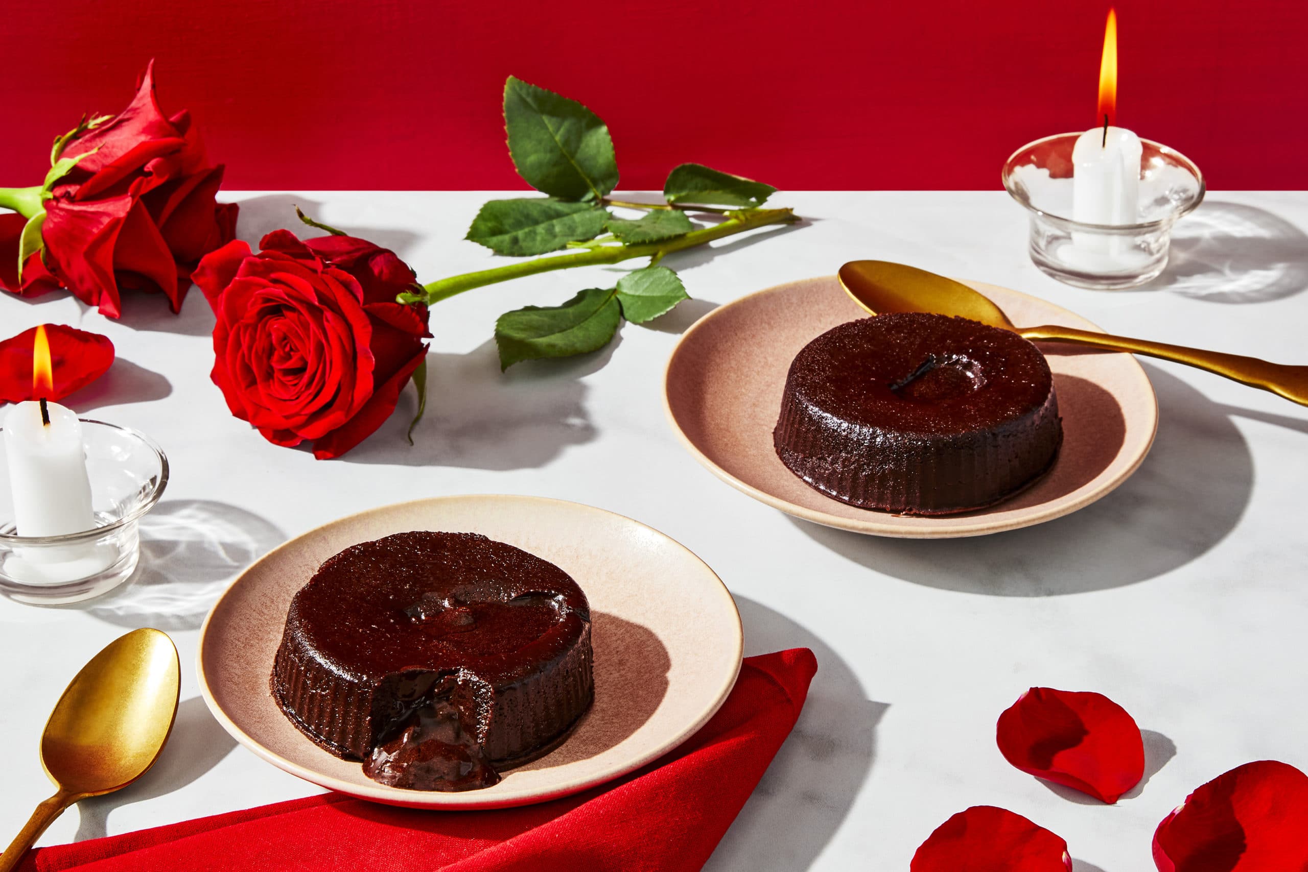Valentine's Day Chocolate Lava Cakes